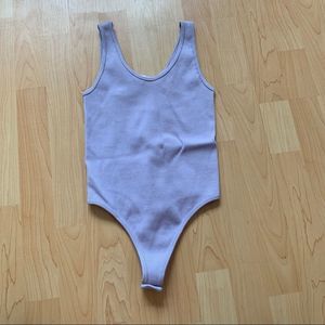 New Purple Tank Top Bodysuit Size